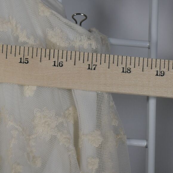 Coldwater Creek Purple Dress with Attached Cardigan Women 12 Ruffle Slinky - Picture 10 of 13